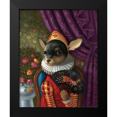 Violeta, Before Triumph Black Modern Wood Framed Art Print by Matarazzo, Gina