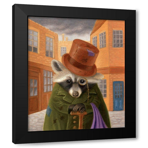 Dodger Black Modern Wood Framed Art Print by Matarazzo, Gina