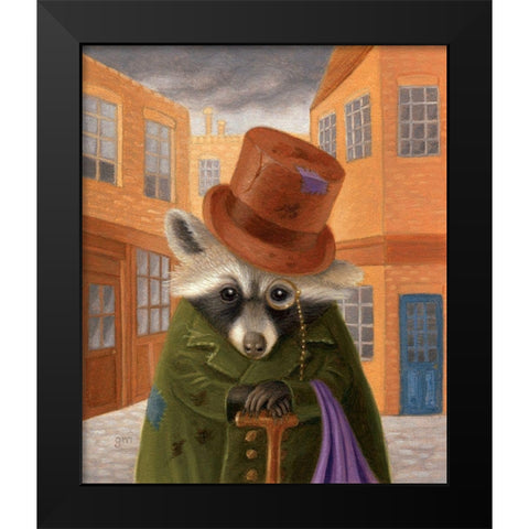 Dodger Black Modern Wood Framed Art Print by Matarazzo, Gina