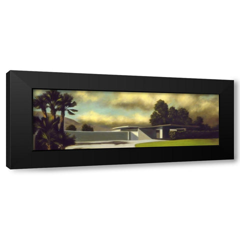 Another Green World Black Modern Wood Framed Art Print with Double Matting by Monzon, Rick
