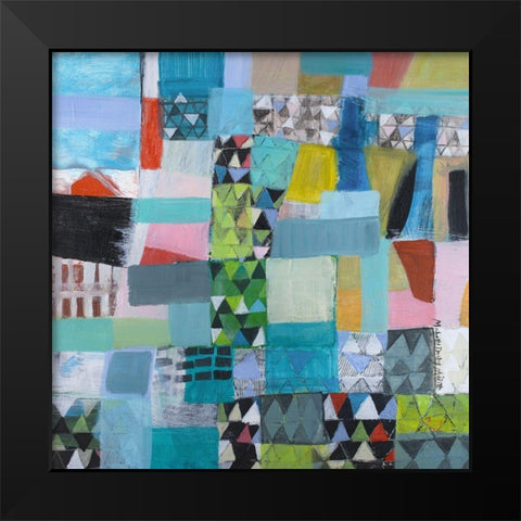 Fields and Forests Black Modern Wood Framed Art Print by Moffitt, Michelle Daisley