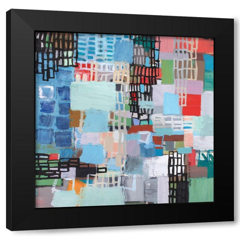 Within The Other Black Modern Wood Framed Art Print by Moffitt, Michelle Daisley