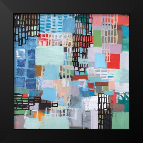 Within The Other Black Modern Wood Framed Art Print by Moffitt, Michelle Daisley