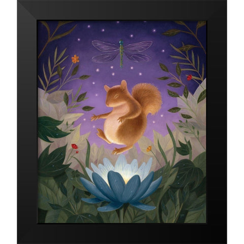 Ascension in Twilight Black Modern Wood Framed Art Print by Matarazzo, Gina