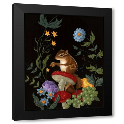The Littlest Sentinel Black Modern Wood Framed Art Print by Matarazzo, Gina