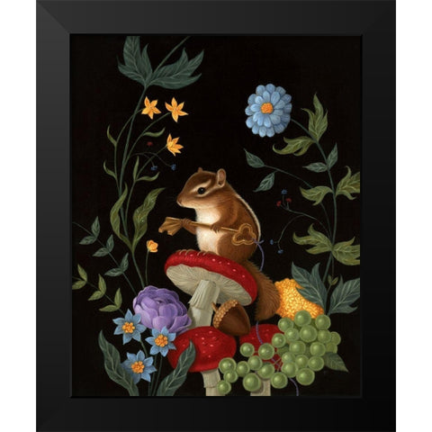 The Littlest Sentinel Black Modern Wood Framed Art Print by Matarazzo, Gina