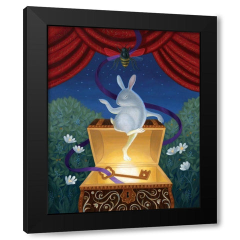 A Beekeepers Dream Black Modern Wood Framed Art Print by Matarazzo, Gina