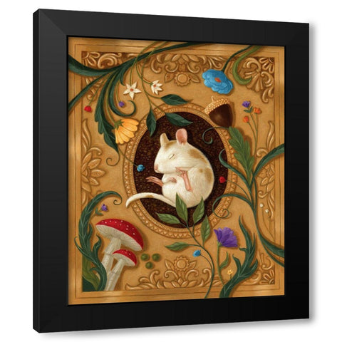 Sweet Slumber Black Modern Wood Framed Art Print by Matarazzo, Gina