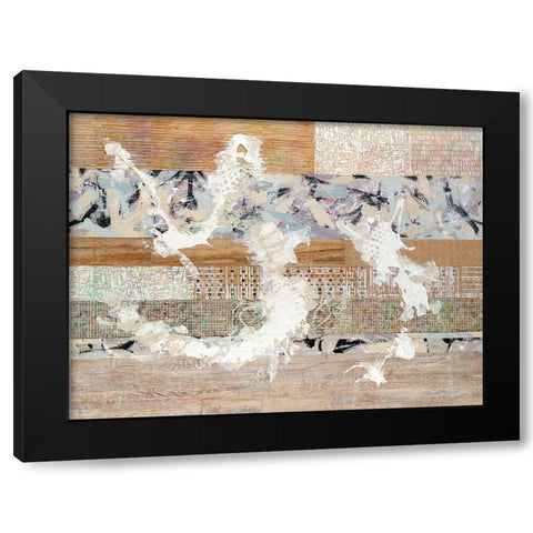 For The Joy of It Black Modern Wood Framed Art Print by McCourt, Suzanne