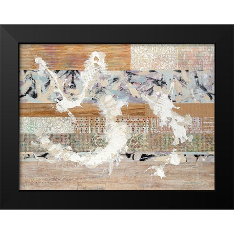 For The Joy of It Black Modern Wood Framed Art Print by McCourt, Suzanne