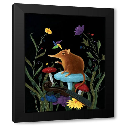 Herschels Treasures Black Modern Wood Framed Art Print by Matarazzo, Gina