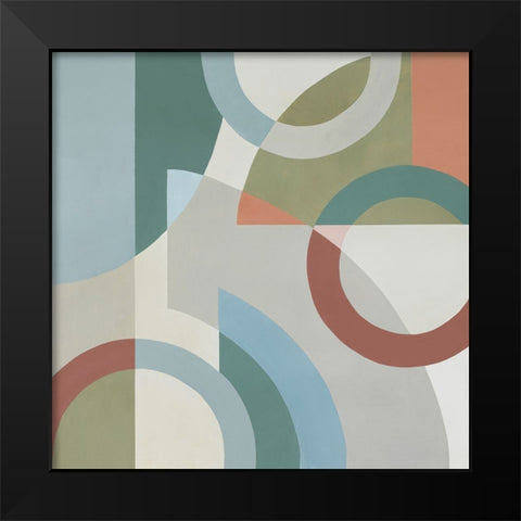 Crescendo No. 1 Black Modern Wood Framed Art Print by Maxx, Max