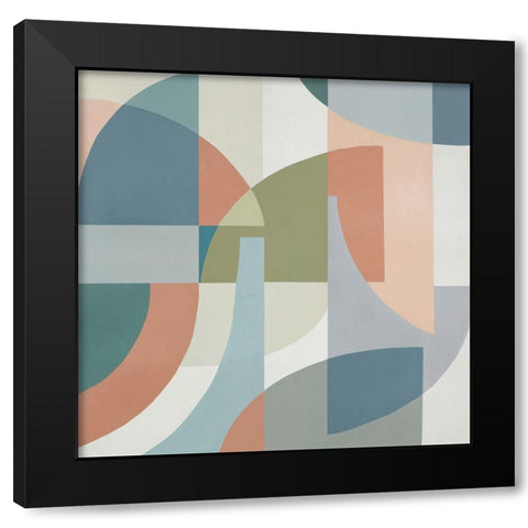 Crescendo No. 2 Black Modern Wood Framed Art Print with Double Matting by Maxx, Max