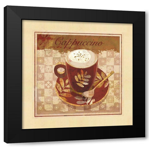 Cappuccino Black Modern Wood Framed Art Print with Double Matting by Maron, Linda