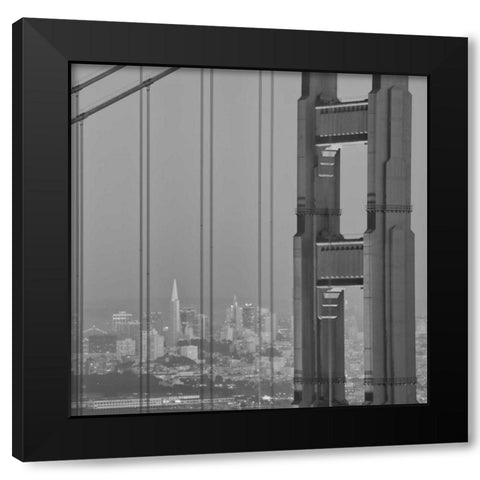 Hendrik Point Black Modern Wood Framed Art Print with Double Matting by Melville, Craig