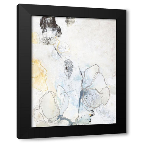 Nowhere Land 1 Black Modern Wood Framed Art Print by Design Fabrikken