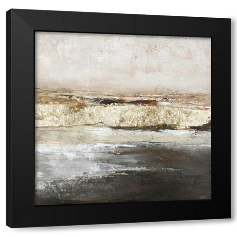 Low Limit Gold Black Modern Wood Framed Art Print with Double Matting by Design Fabrikken