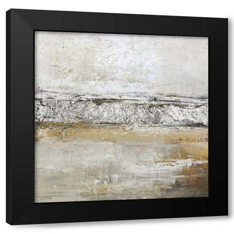 Low Limit Silver Black Modern Wood Framed Art Print by Design Fabrikken
