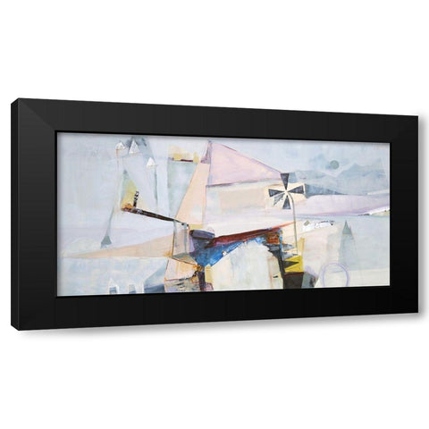 Spinning Mill 2 Black Modern Wood Framed Art Print with Double Matting by Design Fabrikken