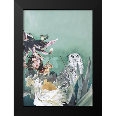 Haute Couture 8 Black Modern Wood Framed Art Print by Design Fabrikken