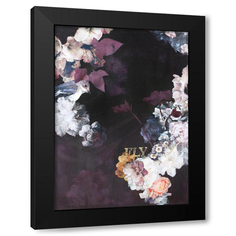 Haute Couture 3 Black Modern Wood Framed Art Print by Design Fabrikken