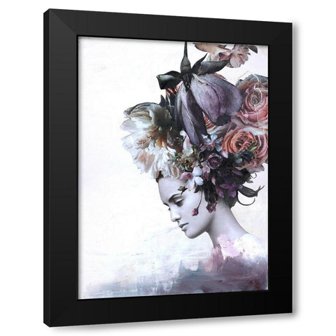 Haute Couture 7 Black Modern Wood Framed Art Print with Double Matting by Design Fabrikken