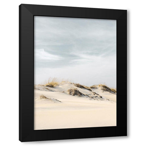 The Days Black Modern Wood Framed Art Print with Double Matting by Design Fabrikken