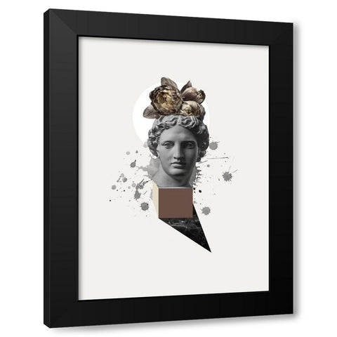 Approach of Apollo Black Modern Wood Framed Art Print with Double Matting by Design Fabrikken