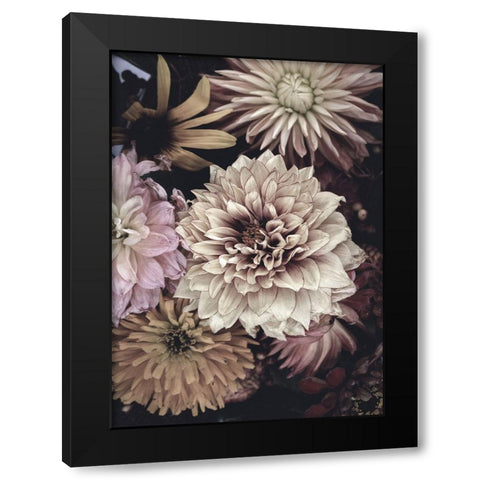 Opulent 5 Black Modern Wood Framed Art Print by Design Fabrikken