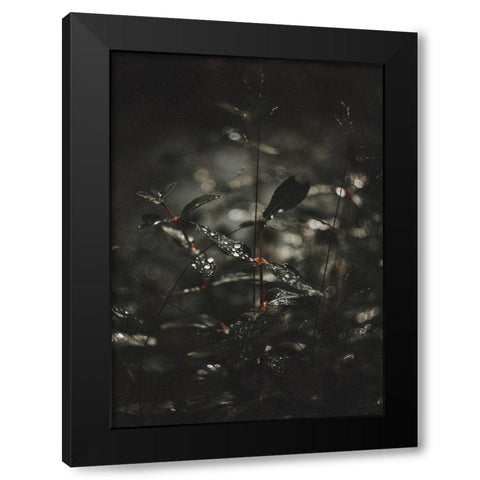 Secret 7 Black Modern Wood Framed Art Print with Double Matting by Design Fabrikken