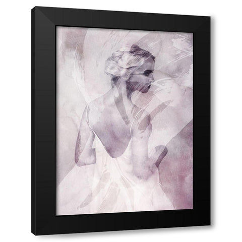 I Whish Black Modern Wood Framed Art Print with Double Matting by Design Fabrikken