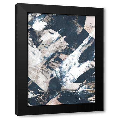 Luma Black Modern Wood Framed Art Print with Double Matting by Design Fabrikken