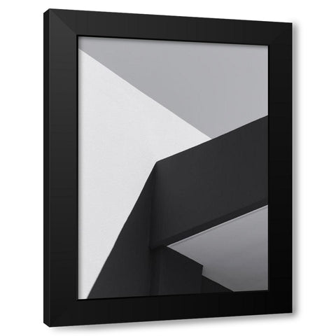 Architecture 1 Black Modern Wood Framed Art Print by Design Fabrikken