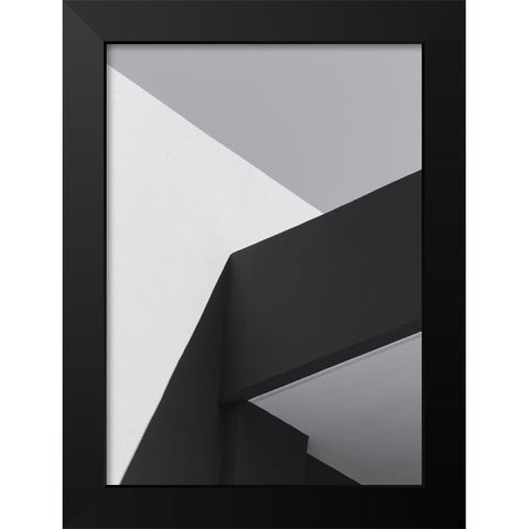 Architecture 1 Black Modern Wood Framed Art Print by Design Fabrikken