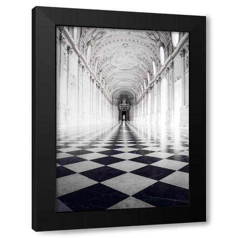Architecture 6 Black Modern Wood Framed Art Print by Design Fabrikken