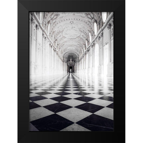 Architecture 6 Black Modern Wood Framed Art Print by Design Fabrikken