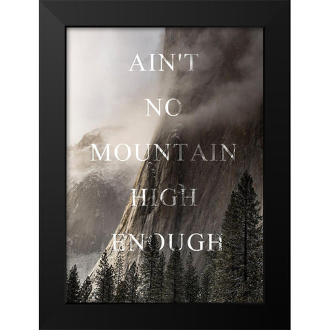 Bishop 2 Black Modern Wood Framed Art Print by Design Fabrikken