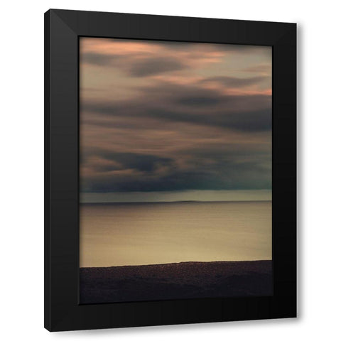 Bishop 13 Black Modern Wood Framed Art Print by Design Fabrikken