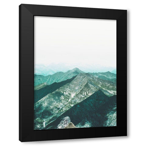 Bishop 16 Black Modern Wood Framed Art Print with Double Matting by Design Fabrikken