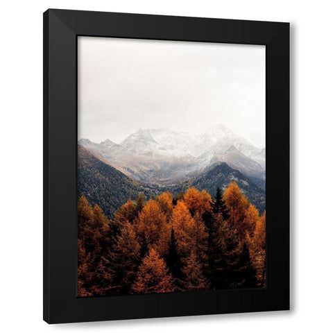 Bishop 17 Black Modern Wood Framed Art Print by Design Fabrikken