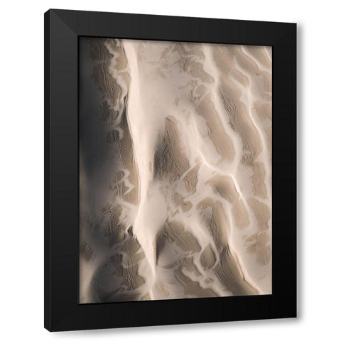 From Above 3 Black Modern Wood Framed Art Print with Double Matting by Design Fabrikken
