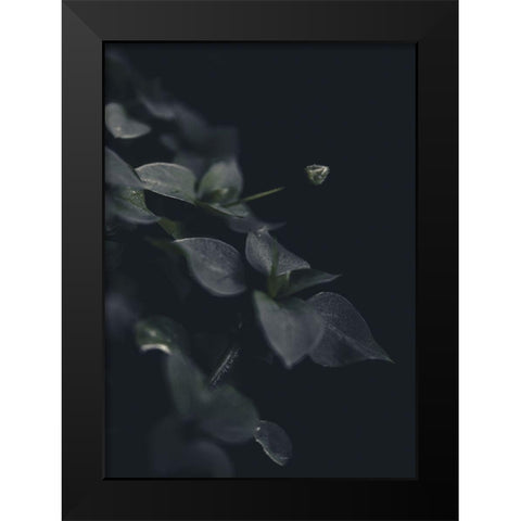 Secret 9 Black Modern Wood Framed Art Print by Design Fabrikken