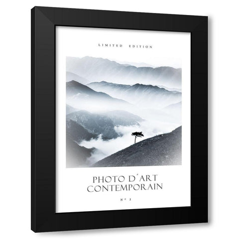Photo DÂ´Art No 1 Black Modern Wood Framed Art Print with Double Matting by Design Fabrikken