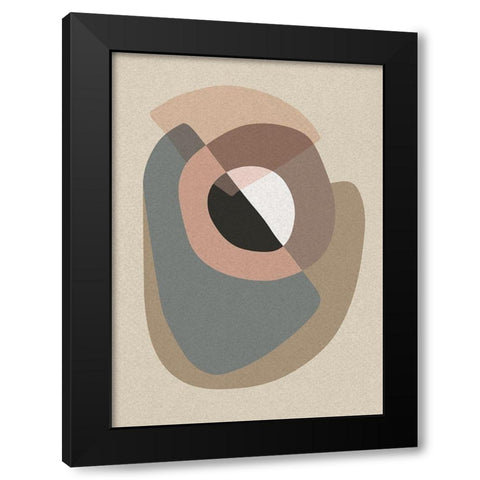 Workup 5 Black Modern Wood Framed Art Print by Design Fabrikken