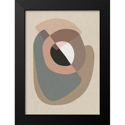 Workup 5 Black Modern Wood Framed Art Print by Design Fabrikken