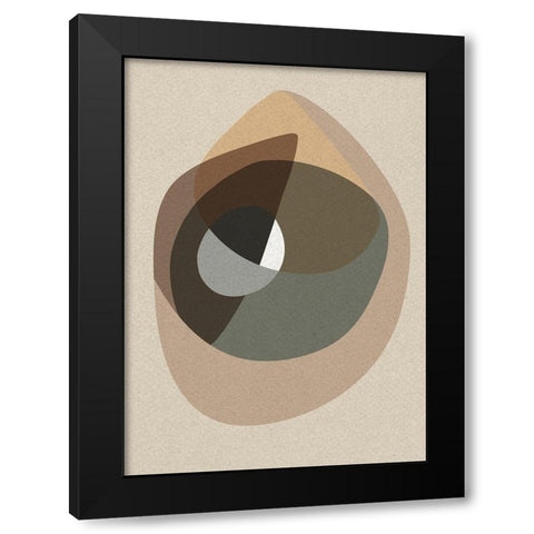 Workup 6 Black Modern Wood Framed Art Print with Double Matting by Design Fabrikken