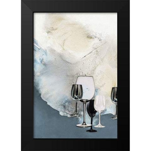 The Art of Taste 1 Black Modern Wood Framed Art Print by Design Fabrikken