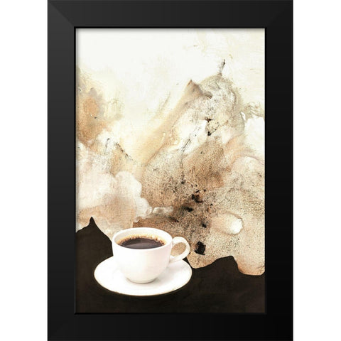 The Art of Taste 2 Black Modern Wood Framed Art Print by Design Fabrikken