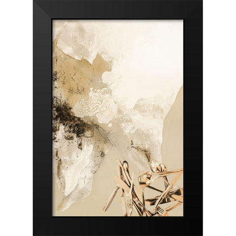 The Art of Taste 5 Black Modern Wood Framed Art Print by Design Fabrikken