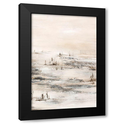 Lifestyle 2 Black Modern Wood Framed Art Print by Design Fabrikken